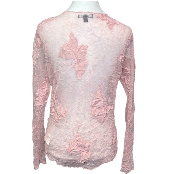 Karen Kane Mesh Butterfly Blouse - Picture 3 of 6